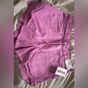 Wrangler Women's Vibrant Pink Jean Shorts